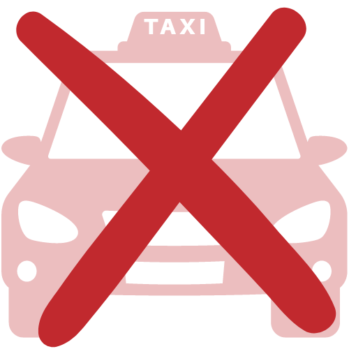 NOT SUITABLE FOR WAV TAXI USE WAV Taxi Suitability Status