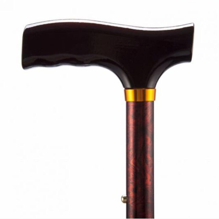 Folding Adjustable Walking Sticks - Maple - Image 4