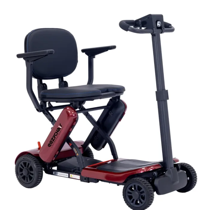 Eezy-Fold Mobility Scooter Red - Image 4