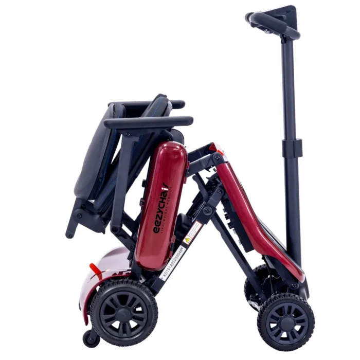 Eezy-Fold Mobility Scooter Red - Image 3