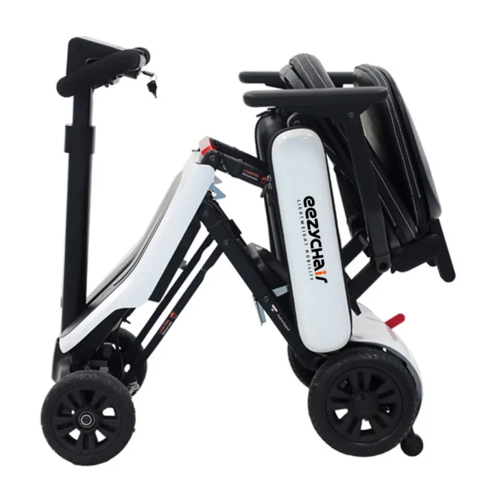 Eezy-Fold Mobility Scooter White - Image 4