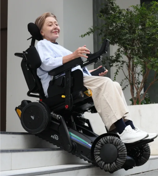 XSTO X12 Pro Stair Climbing Wheelchair - ROBOT Embodied Mobile - Safety & Stability Support Comfort & Care Companion - Image 5