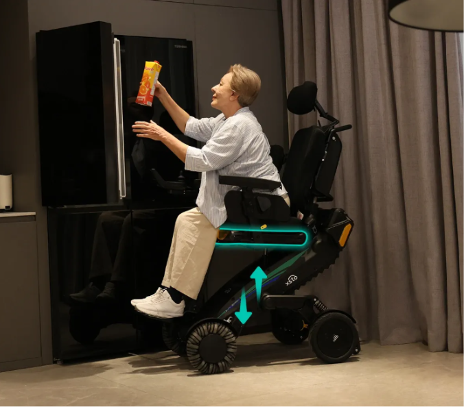 XSTO X12 Pro Stair Climbing Wheelchair - ROBOT Embodied Mobile - Safety & Stability Support Comfort & Care Companion - Image 6