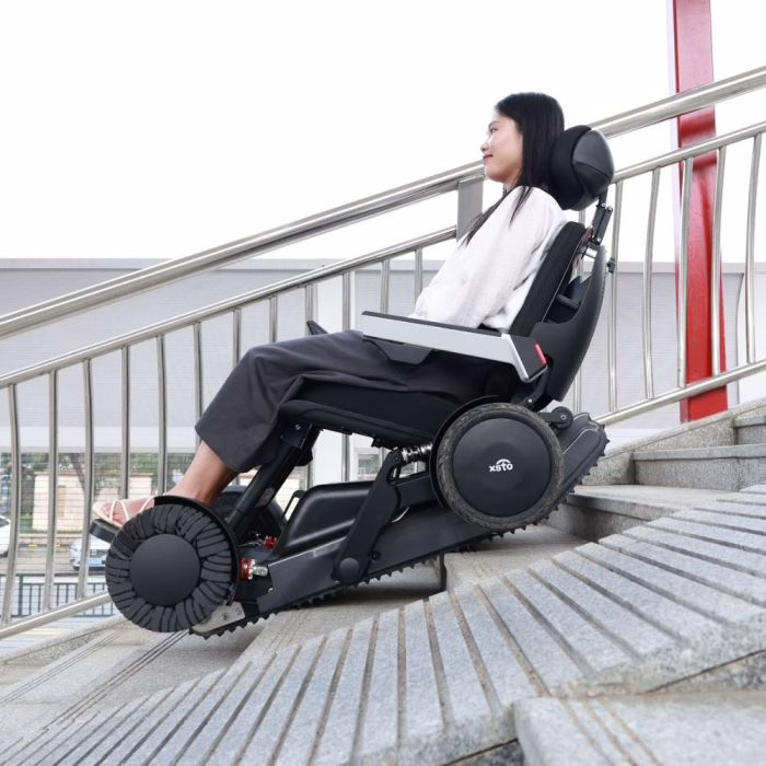 XSTO X12 Pro Stair Climbing Wheelchair - ROBOT Embodied Mobile - Safety & Stability Support Comfort & Care Companion - Image 11