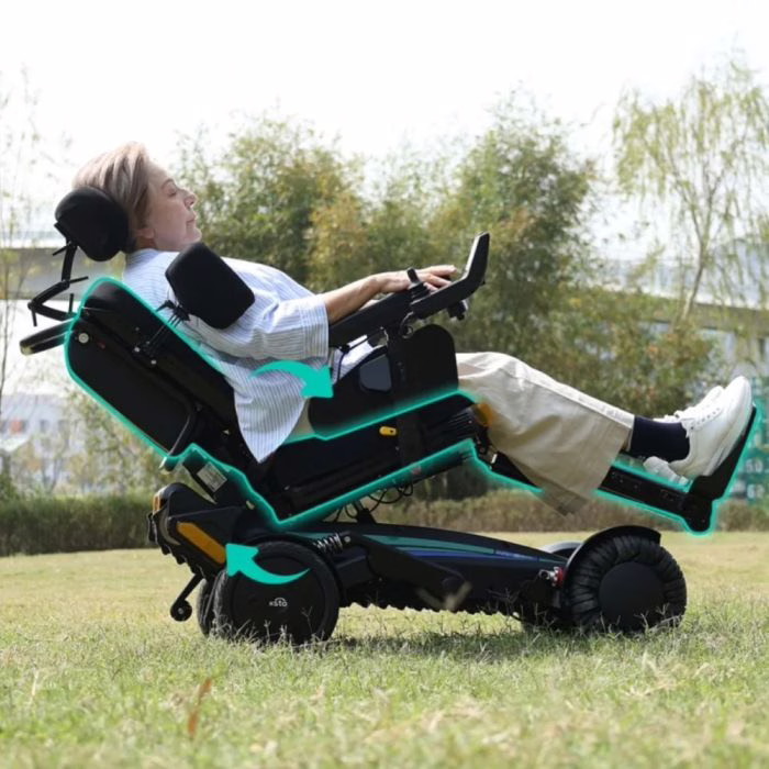 XSTO X12 Pro Stair Climbing Wheelchair - ROBOT Embodied Mobile - Safety & Stability Support Comfort & Care Companion - Image 13